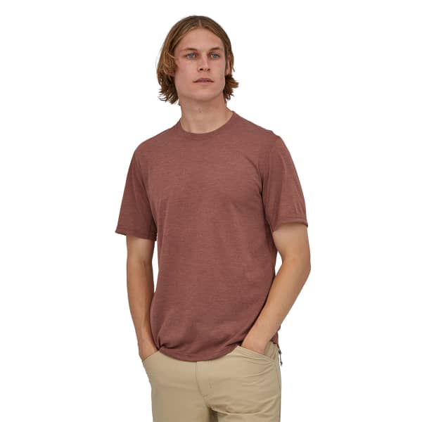T-shirt randonnée PATAGONIA M'S CAP COOL TRAIL SHIRT SISU BROWN