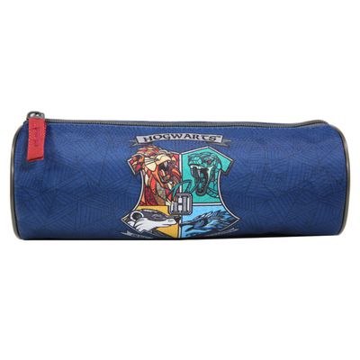 Trousse ronde Harry Potter - 1 compartiment - bleu - Bagtrotter