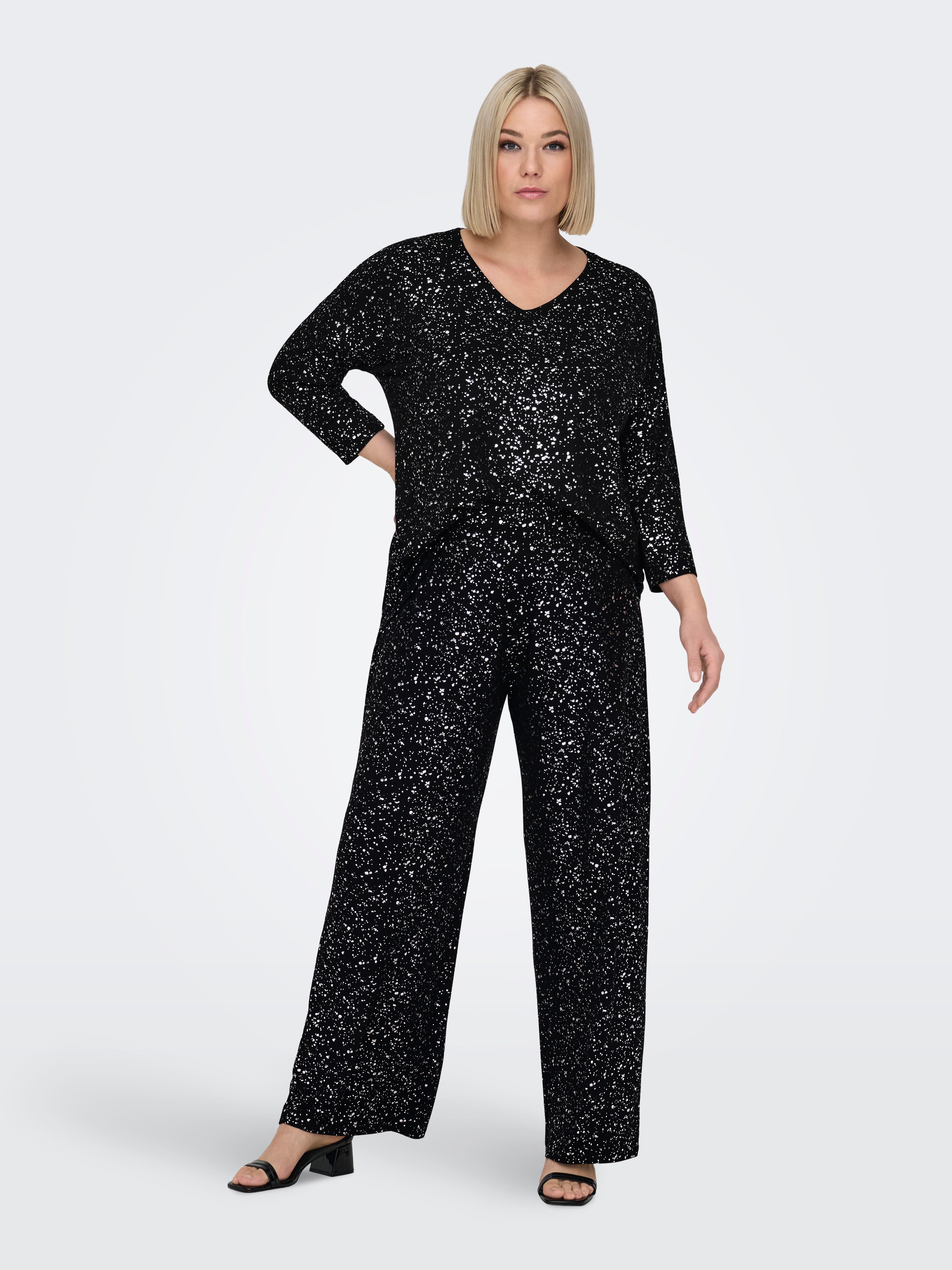 Wunderschönes glitzerndes Set Black