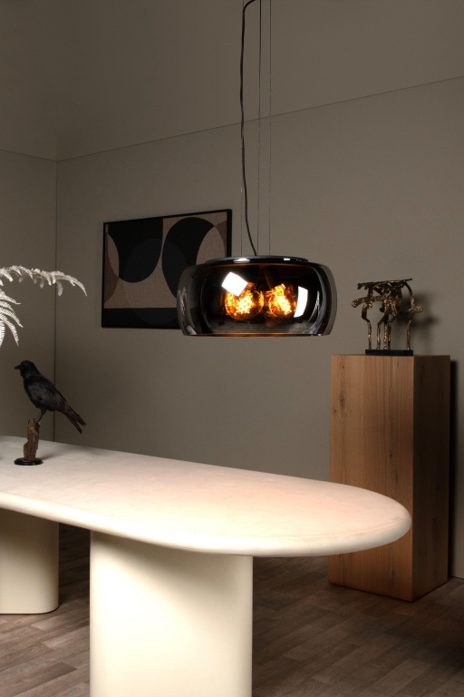 Lucide Olivia hanglamp Ø50 fumé