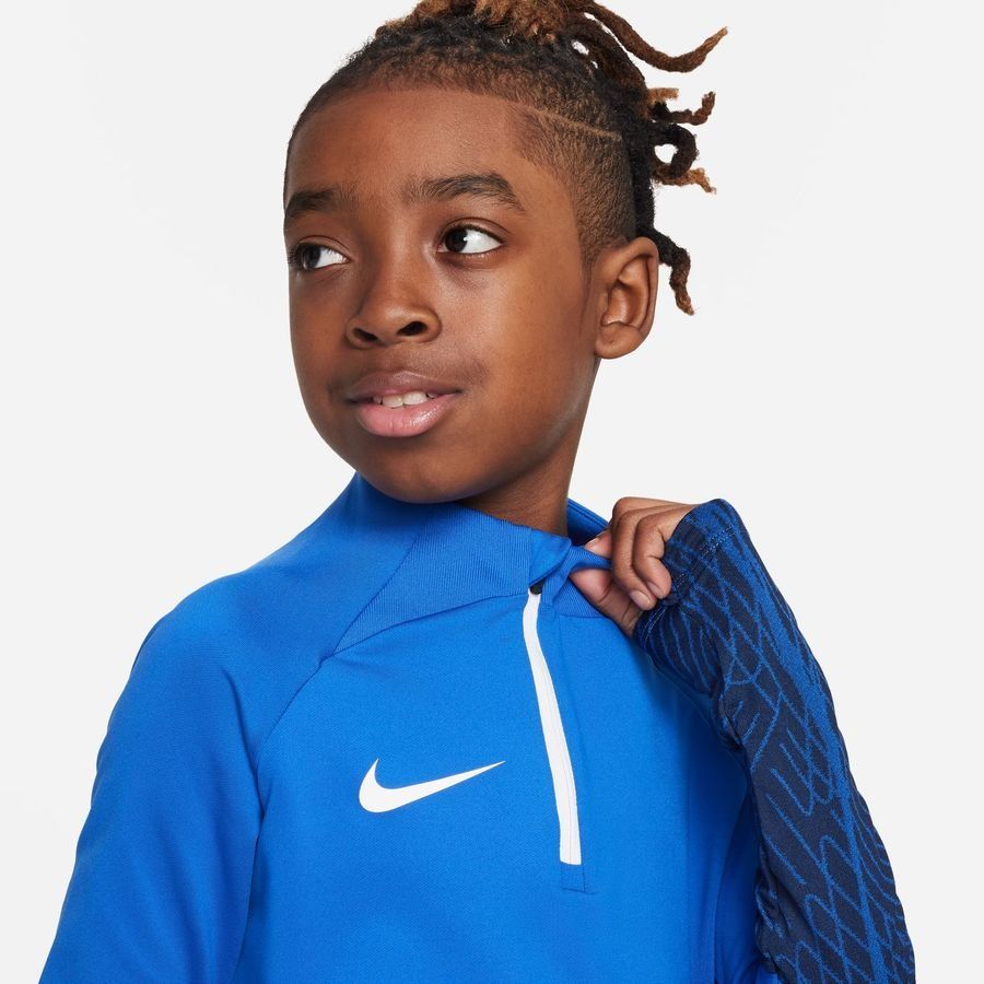 Nike Maillot d'Entraînement Dri-FIT Strike - Bleu/Bleu Foncé/Blanc Enfant