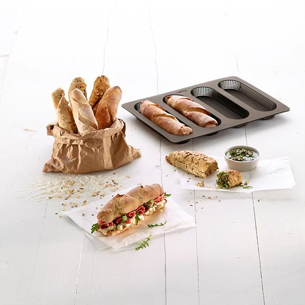 Plaque perforée 4 baguettes en silicone Lékué
