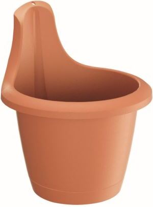 Intratuin hangpot Hook terracotta D 20 H 24 cm