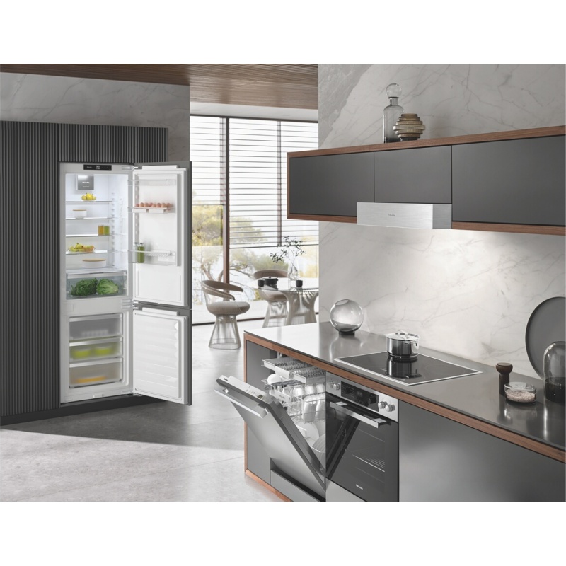 Réfrigérateur congélateur en bas Miele KFN 7734 E - ENCASTRABLE 177 CM