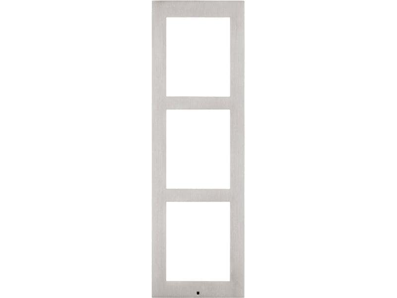2N Montagerahmen IP Verso / LTE Verso 3 Module, silber 2N Montagerahmen für 3 Module Silber