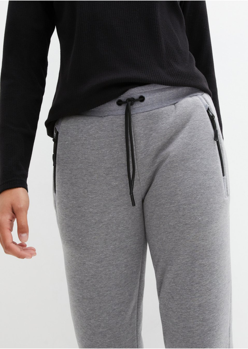 Pantalon de jogging fonction thermo avec doublure polaire, ample