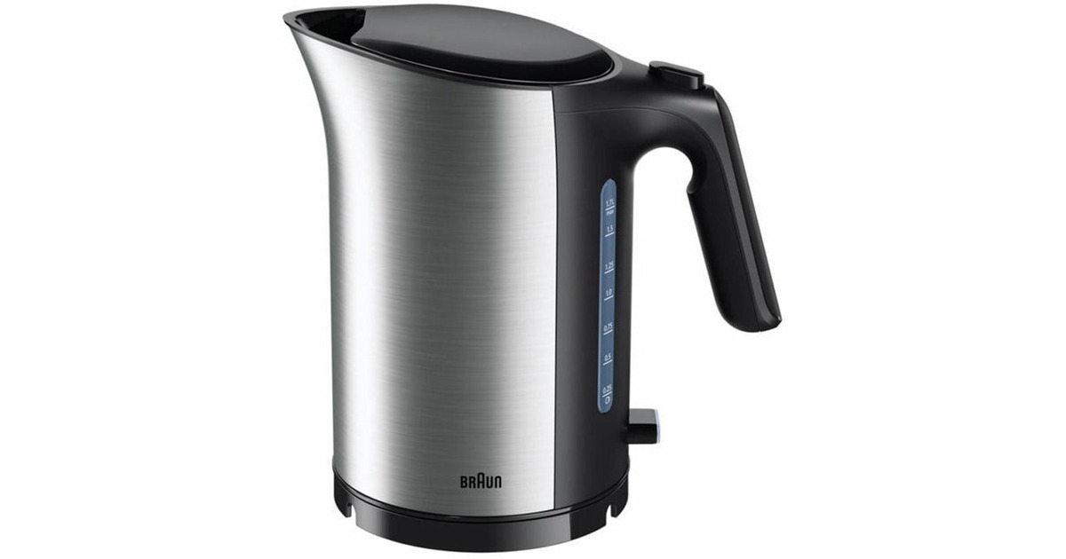BraunWaterkoker WK 5100  (Zwart/roestvrij staal, 1,7 l)