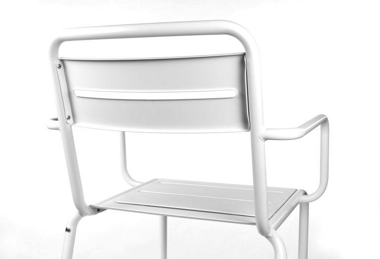 Emu Star aluminium tuinstoel met armleuning grijs/groen