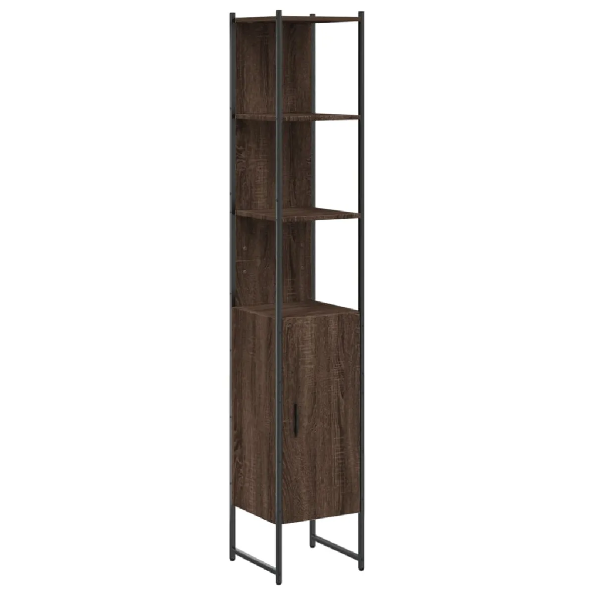vidaXL Armoire de bain 33x33x185,5 cm - Chêne marron