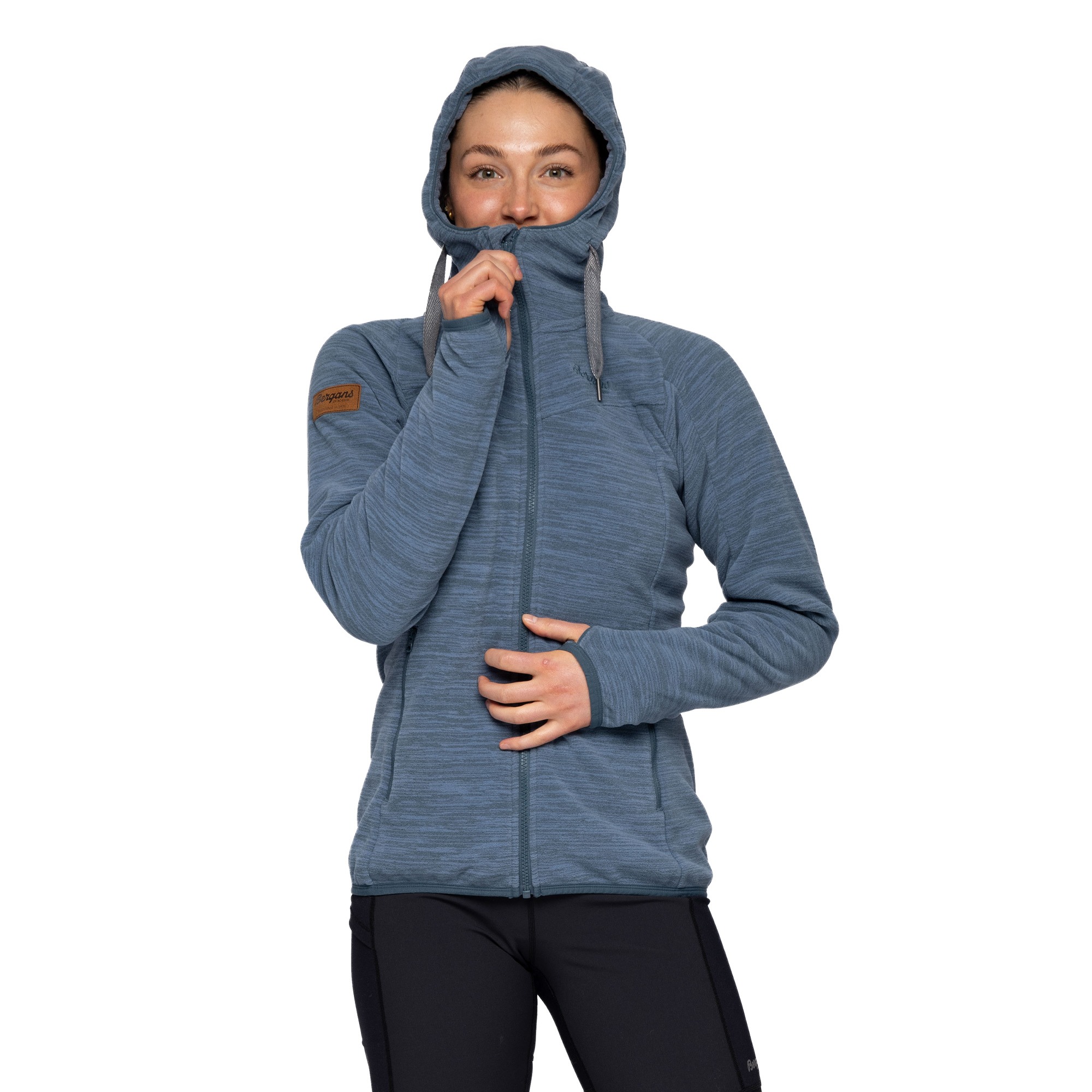 Hareid Fleece Jacket Dame Orion Blue