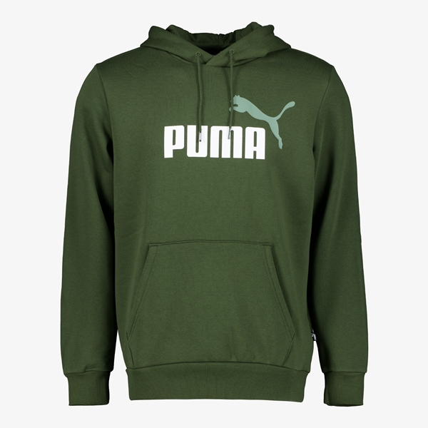 Puma ESS+ Col 2 Big Logo heren hoodie groen