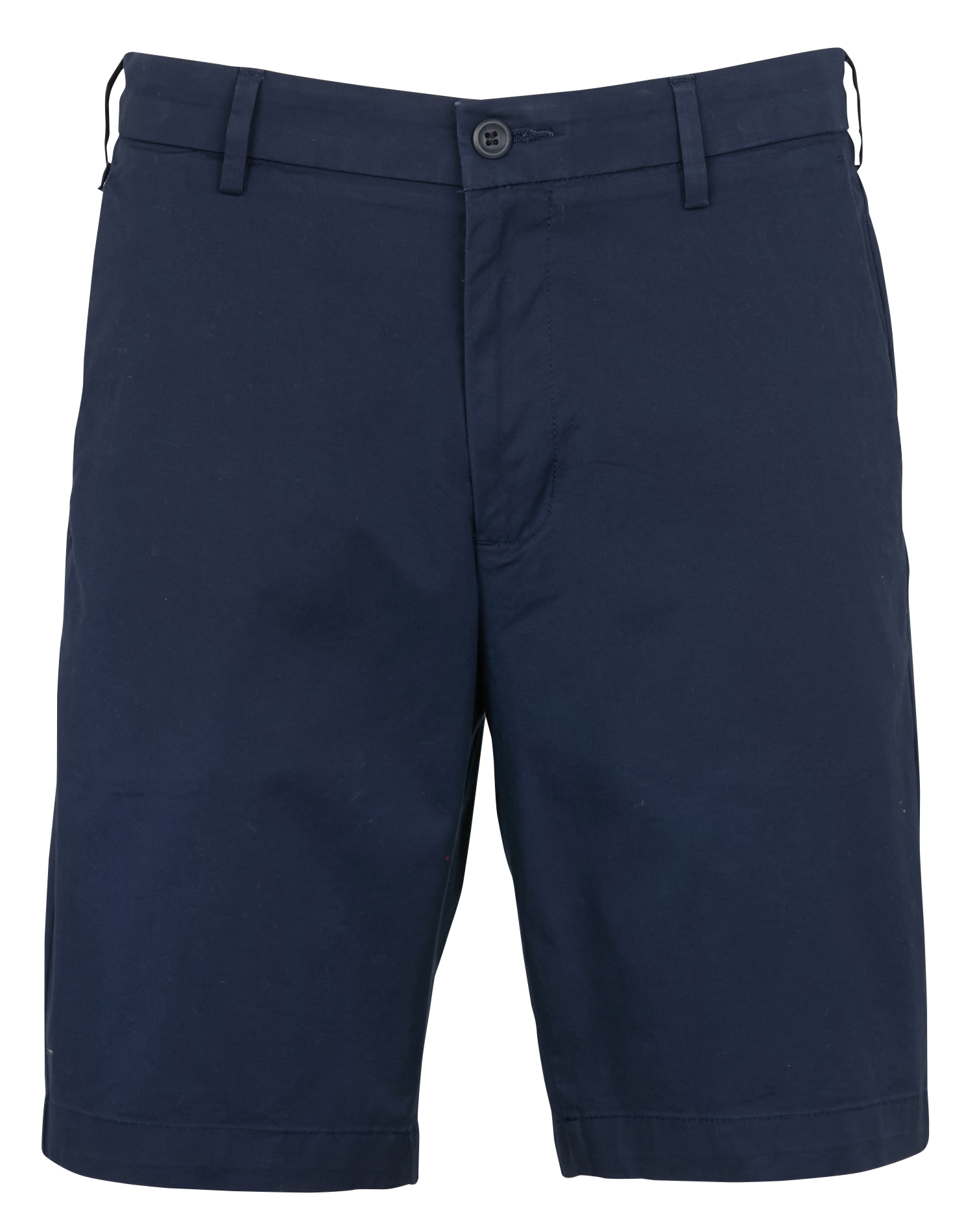 Short chino slim-fit en coton mélangé | Bleu