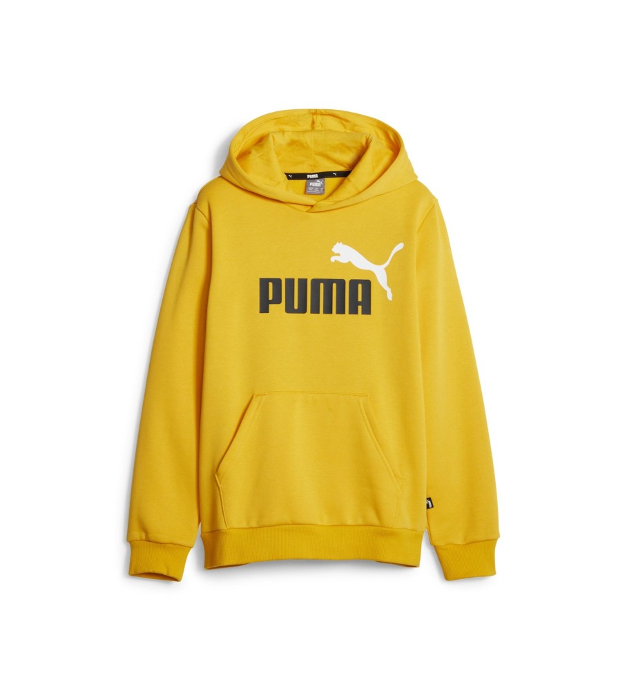 Moletom com capuz Puma Essentials+ Two-Tone Big Logo - Amarelo