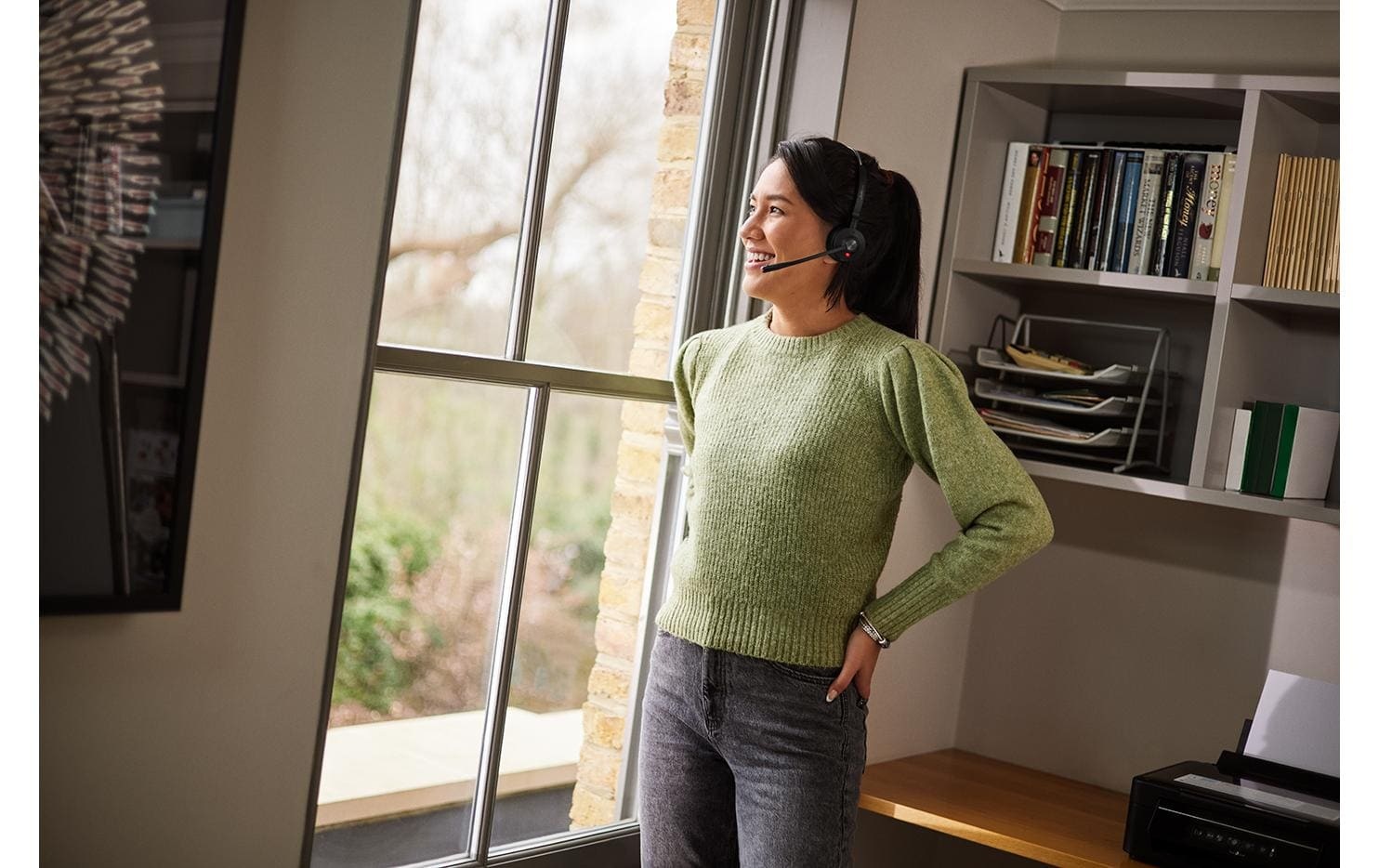 Jabra Headset »Engage 55 MS Duo« Noise-Cancelling