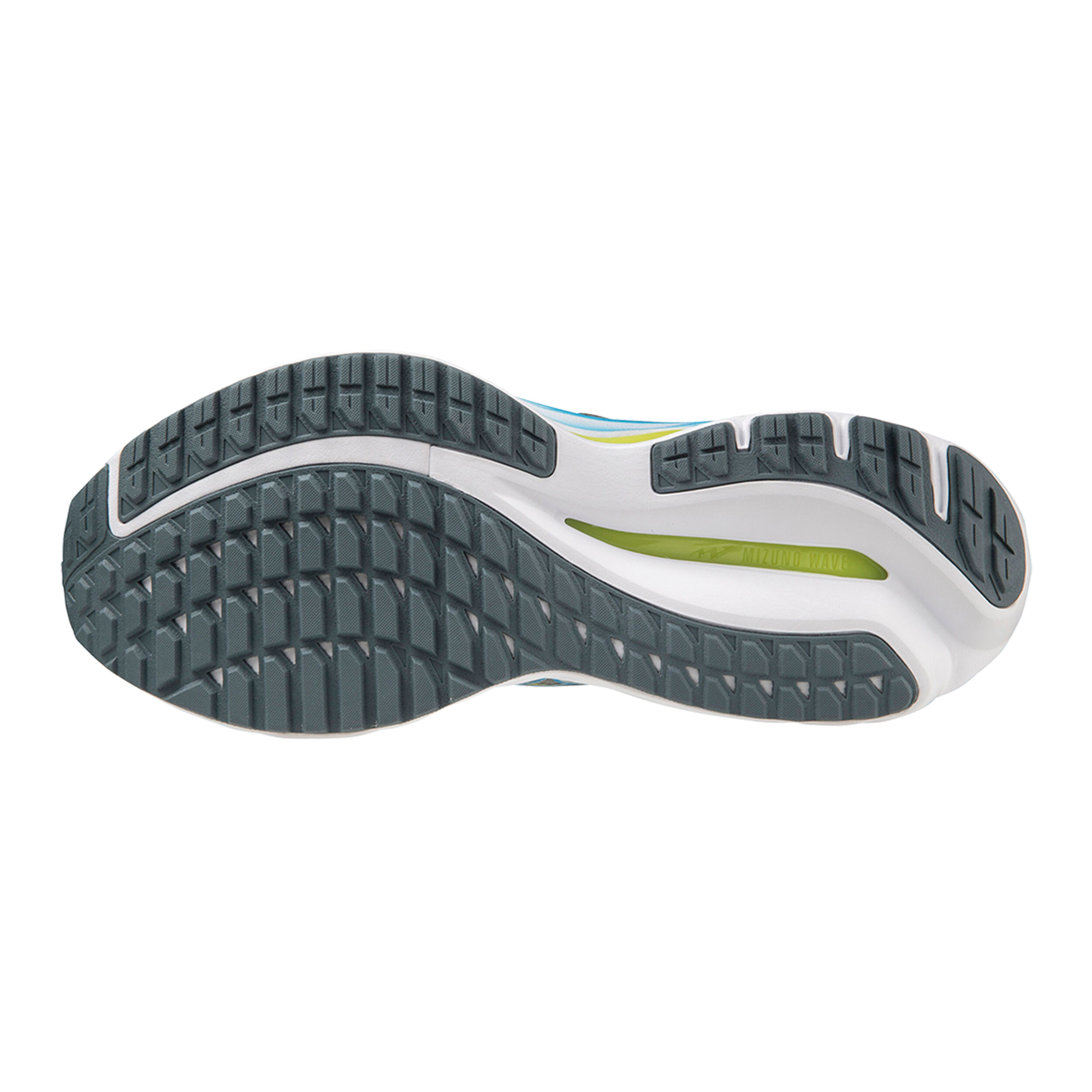 Mizuno Wave Inspire 19 Chaussure De Running Avec Stabilisateurs Hommes - Gris , Bleu Clair