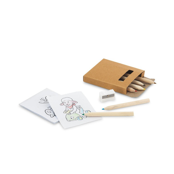 hi!dea 91758 - Set de coloriage dans une boîte carton