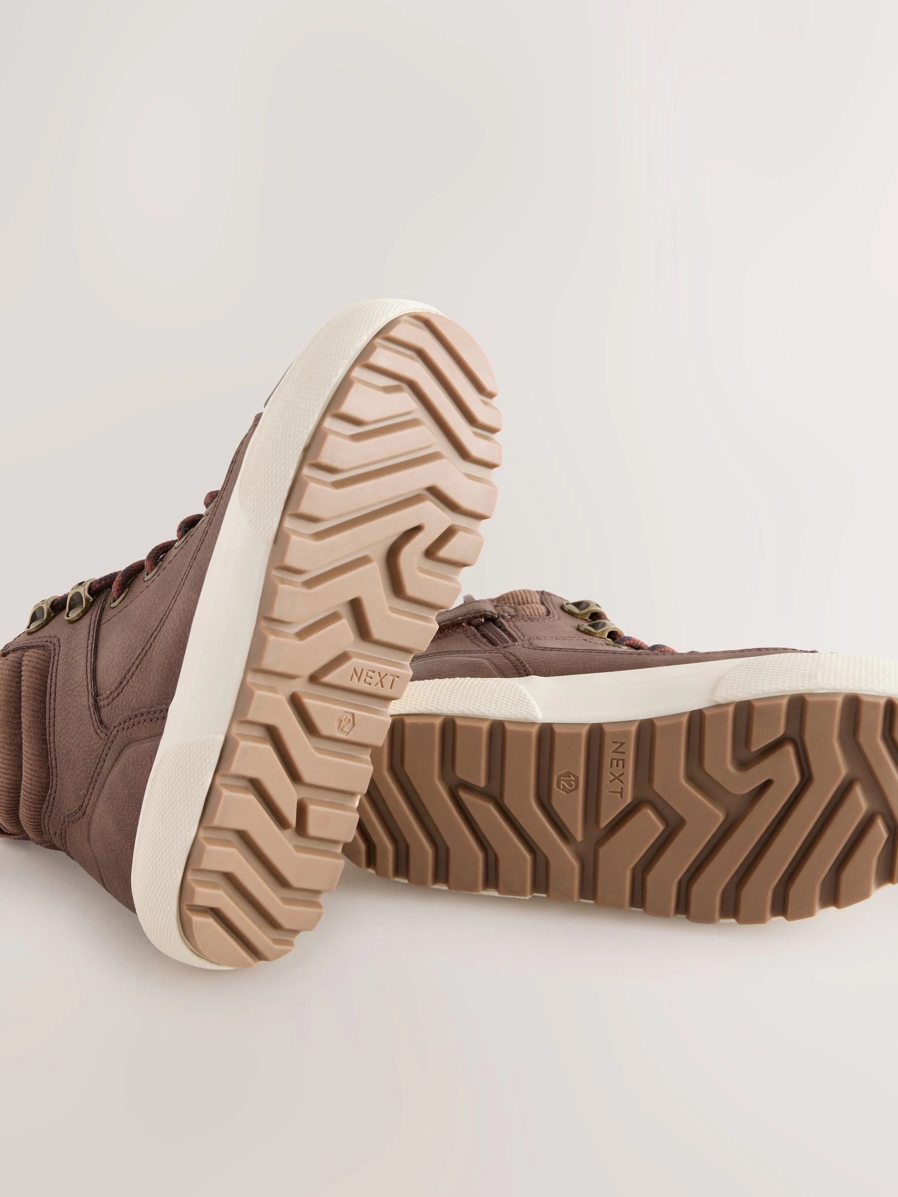 Chocoladebruin - Warm gevoerde hoge boots