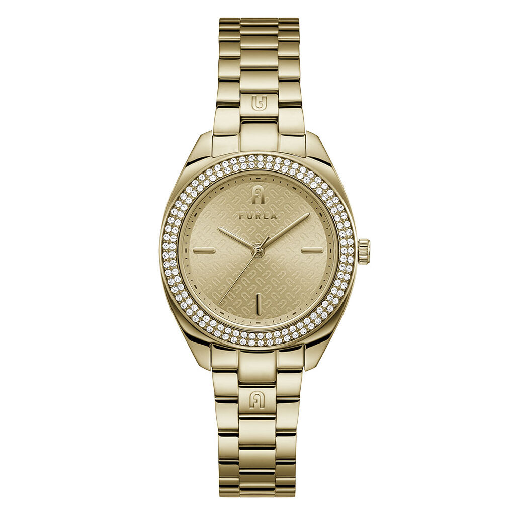 Montre Furla Logos Doré