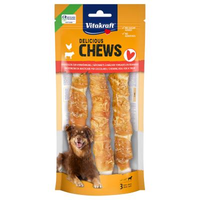 Vitakraft DeliChews Kaurollen mit Huhn 3Stk.