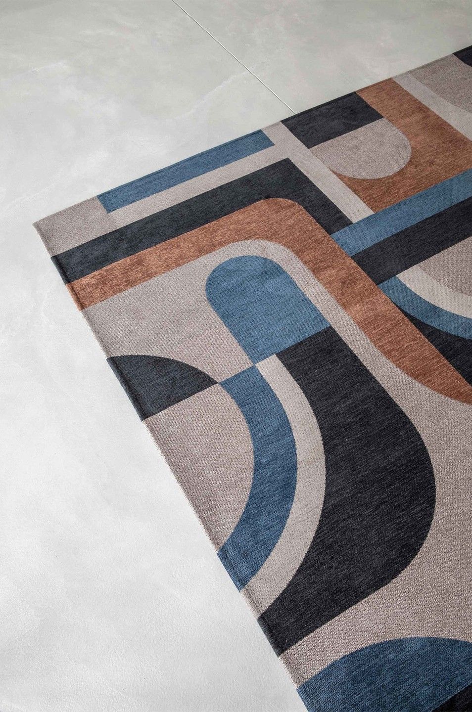 Vloerkleed Camel Blue 9196 Module  | Louis de Poortere