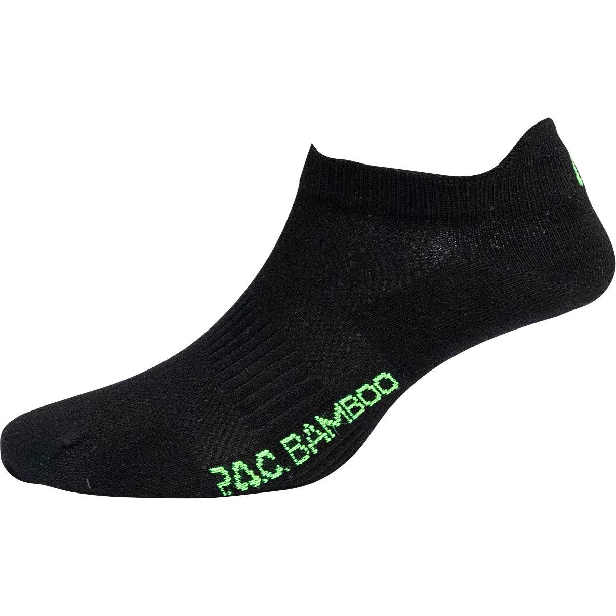 P.A.C. Bamboo Footie Socken schwarz