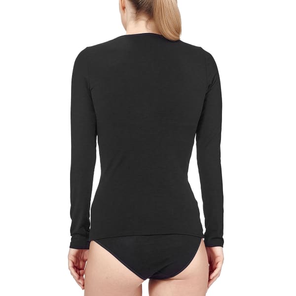 T-shirt randonnée ICEBREAKER WMNS SIREN LS SWEETHEART BLACK