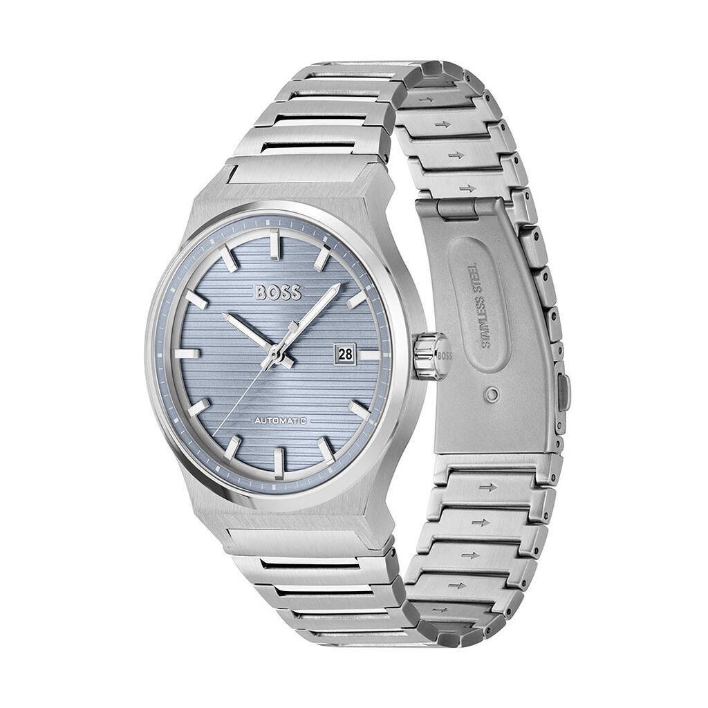 Montre Boss Candor Auto Bleu