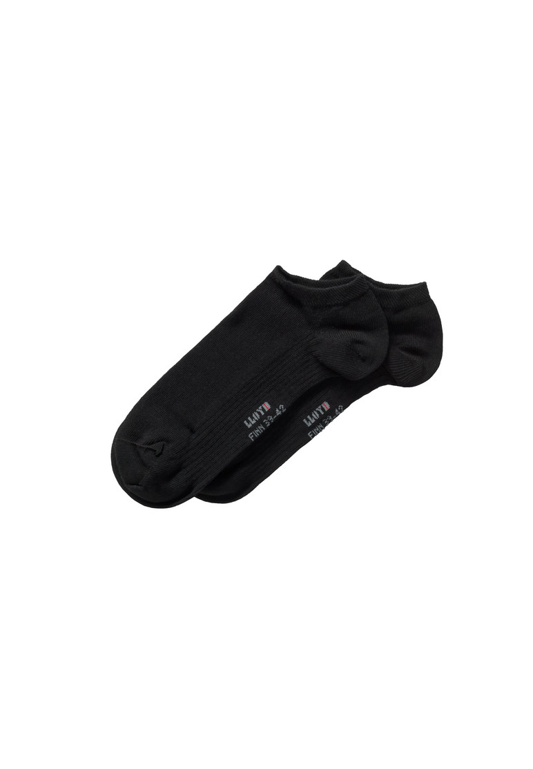SNEAKERSOCKE FINN 2er-Pack Schwarz