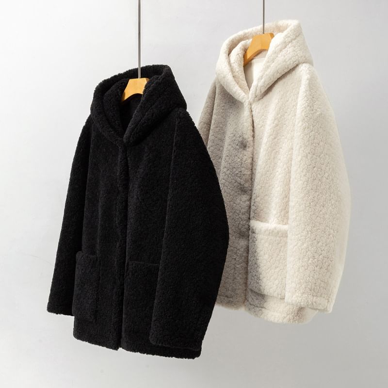 Freehop - Enkelrijs fleece jas met capuchon