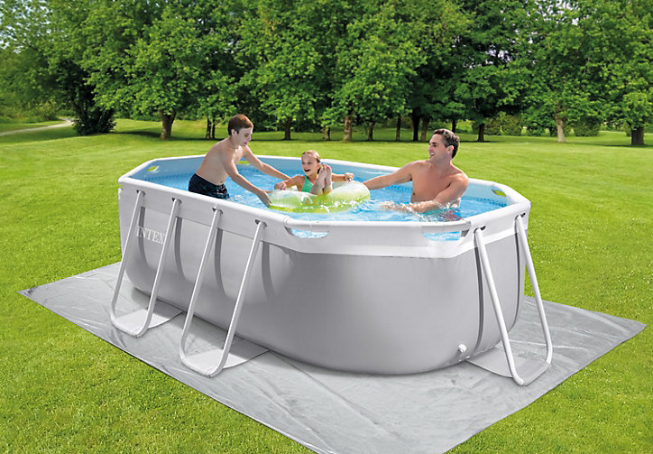 Piscine tubulaire Baltik rectangulaire Intex 3x2x0,84m