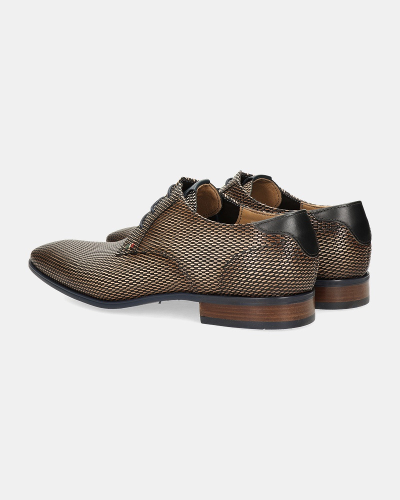 Giorgio Lage nette schoenen  - bruin