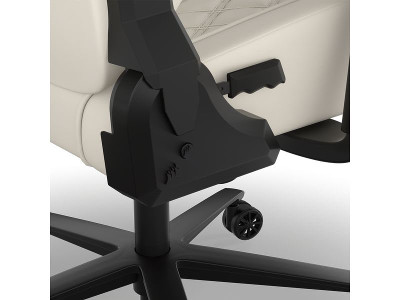 Corsair Gaming-Stuhl TC500 Luxe Frost Ergonomischer Racing-Gaming-Stuhl mit einer Belastbarkeit von bis zu 120 kg