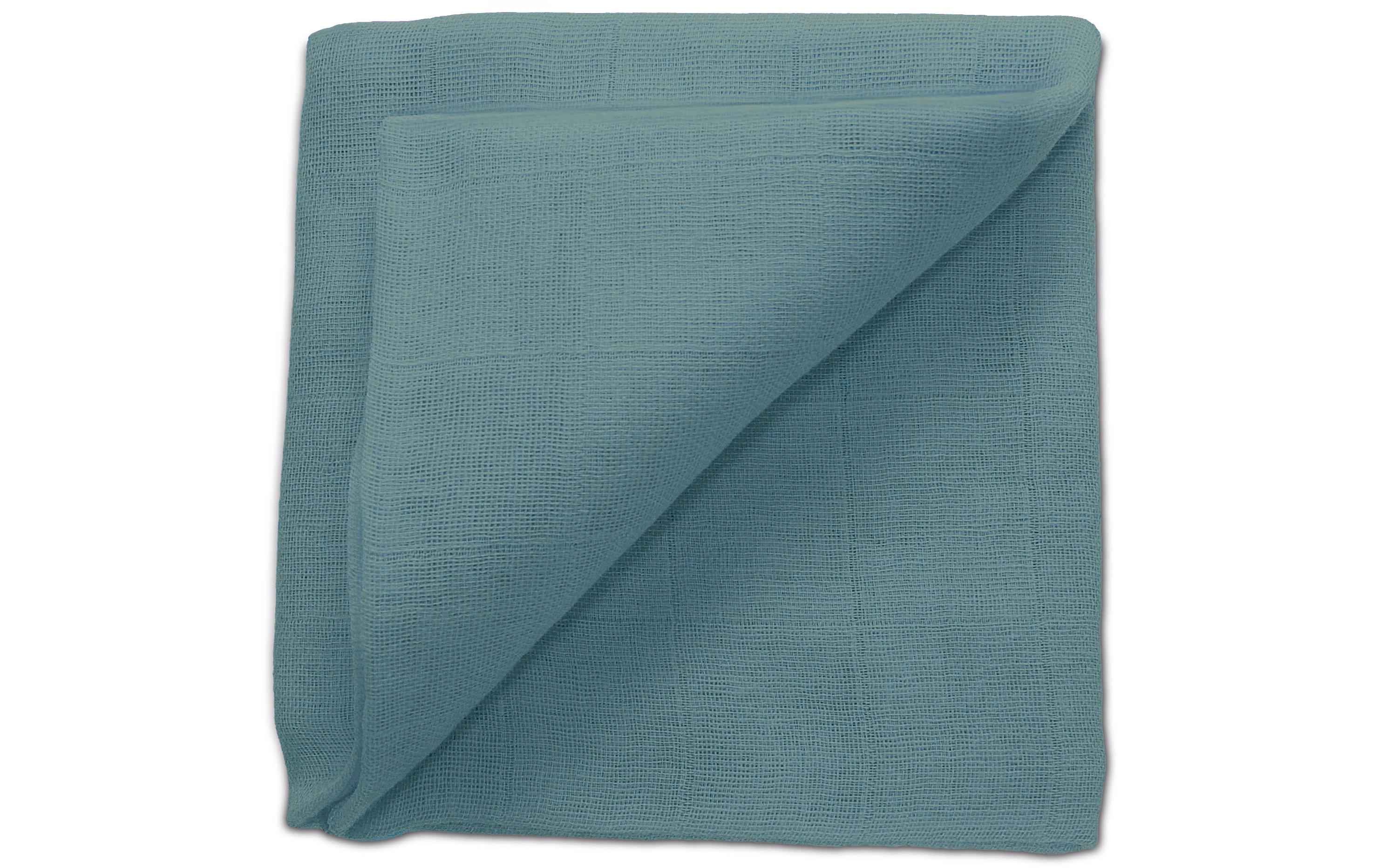 Mulltuch Petrol 60 x 60 cmGaze-Tuch für Babys