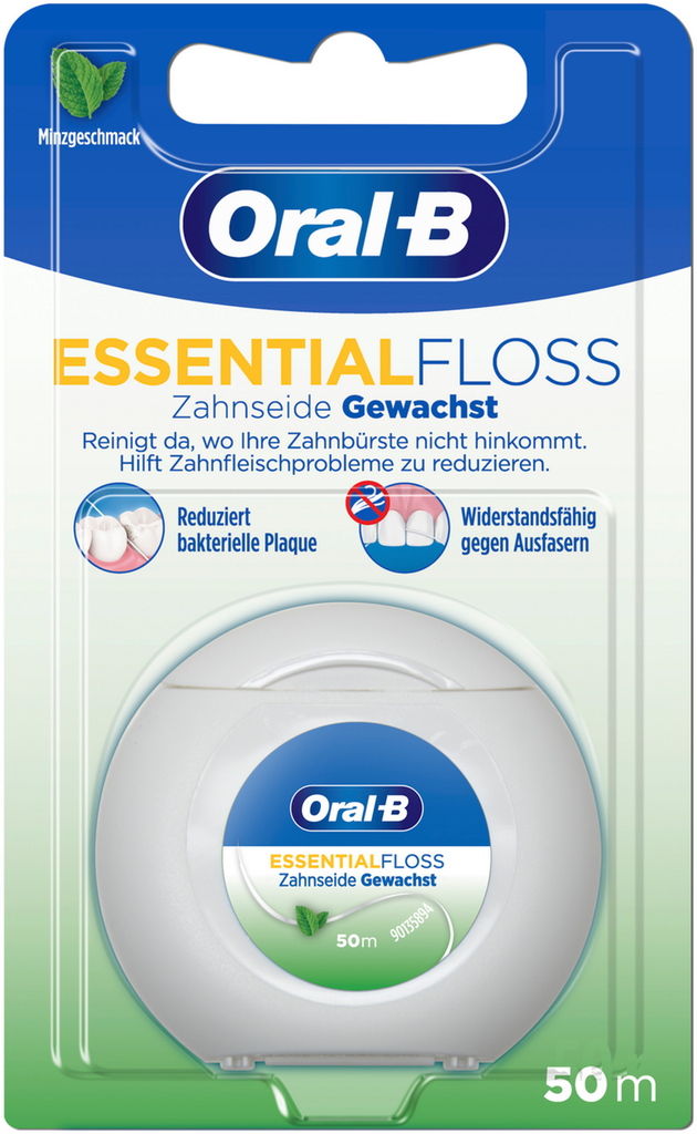 ORAL-B Essentialfloss 50m Mint gewachst 1 Stk