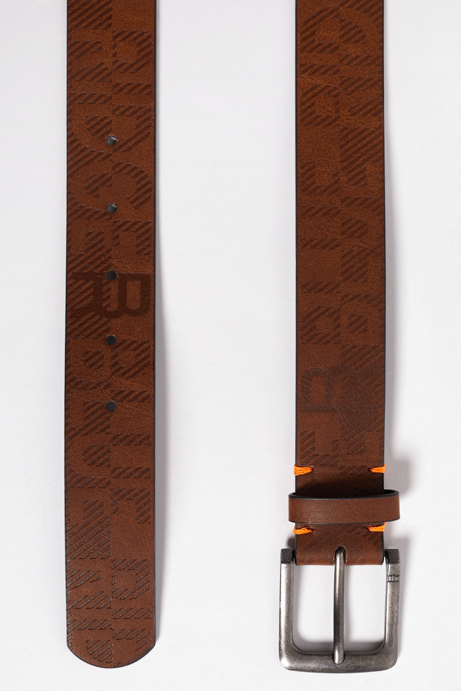 WE Fashion riem met all-over print bruin