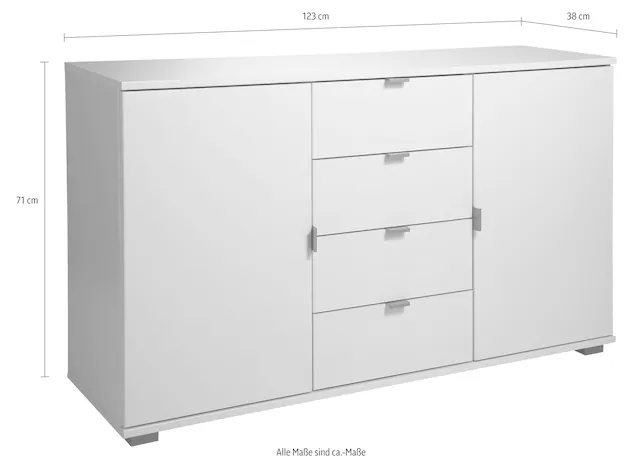 priess Sideboard Breite 123 cm