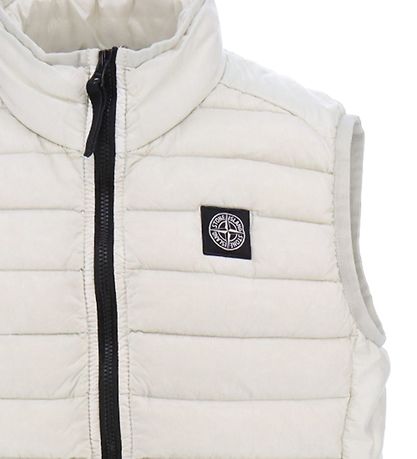 Stone Island Daunenweste - Pearl Grey