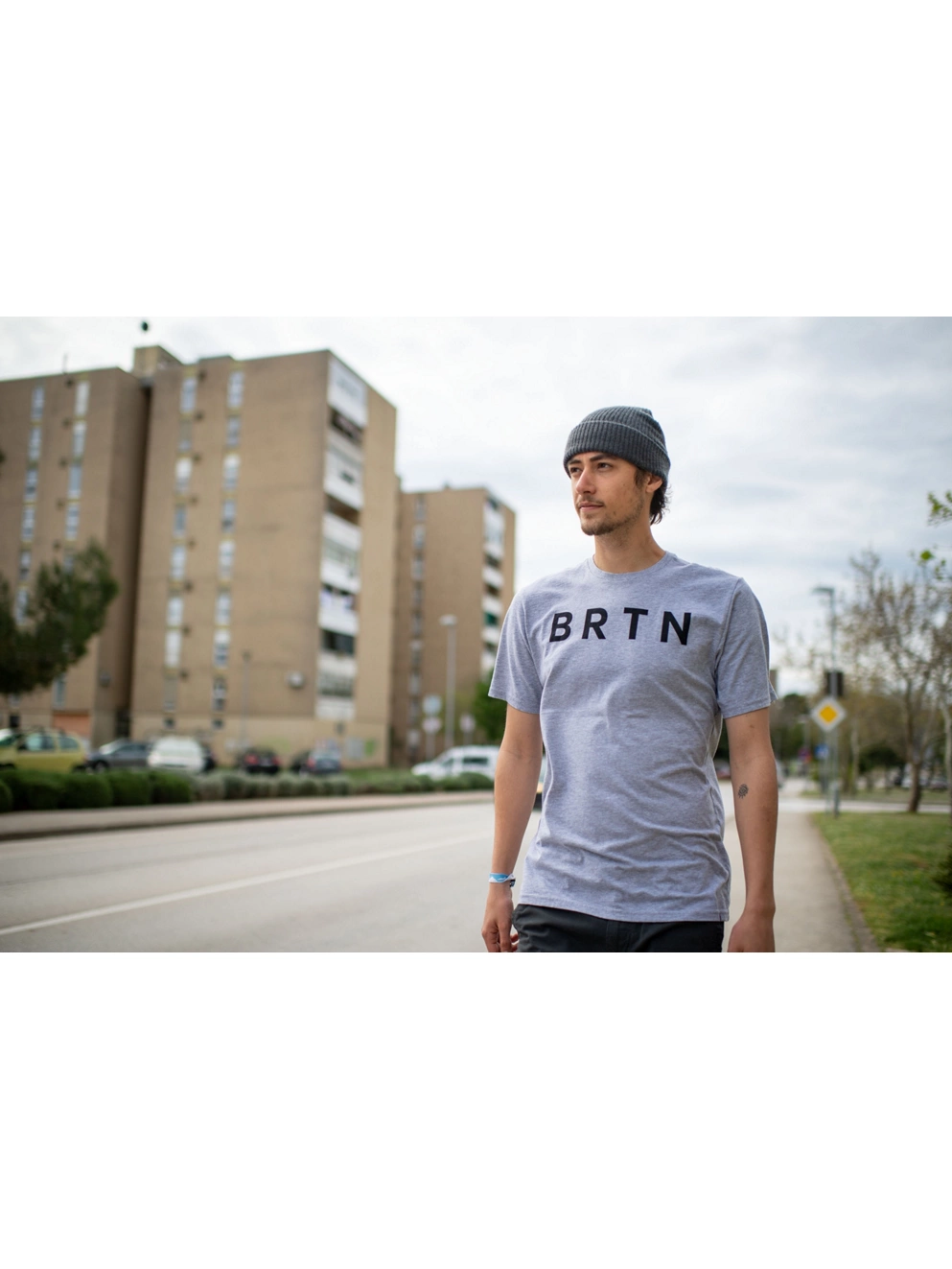 Burton Brtn T-Shirt gray heather