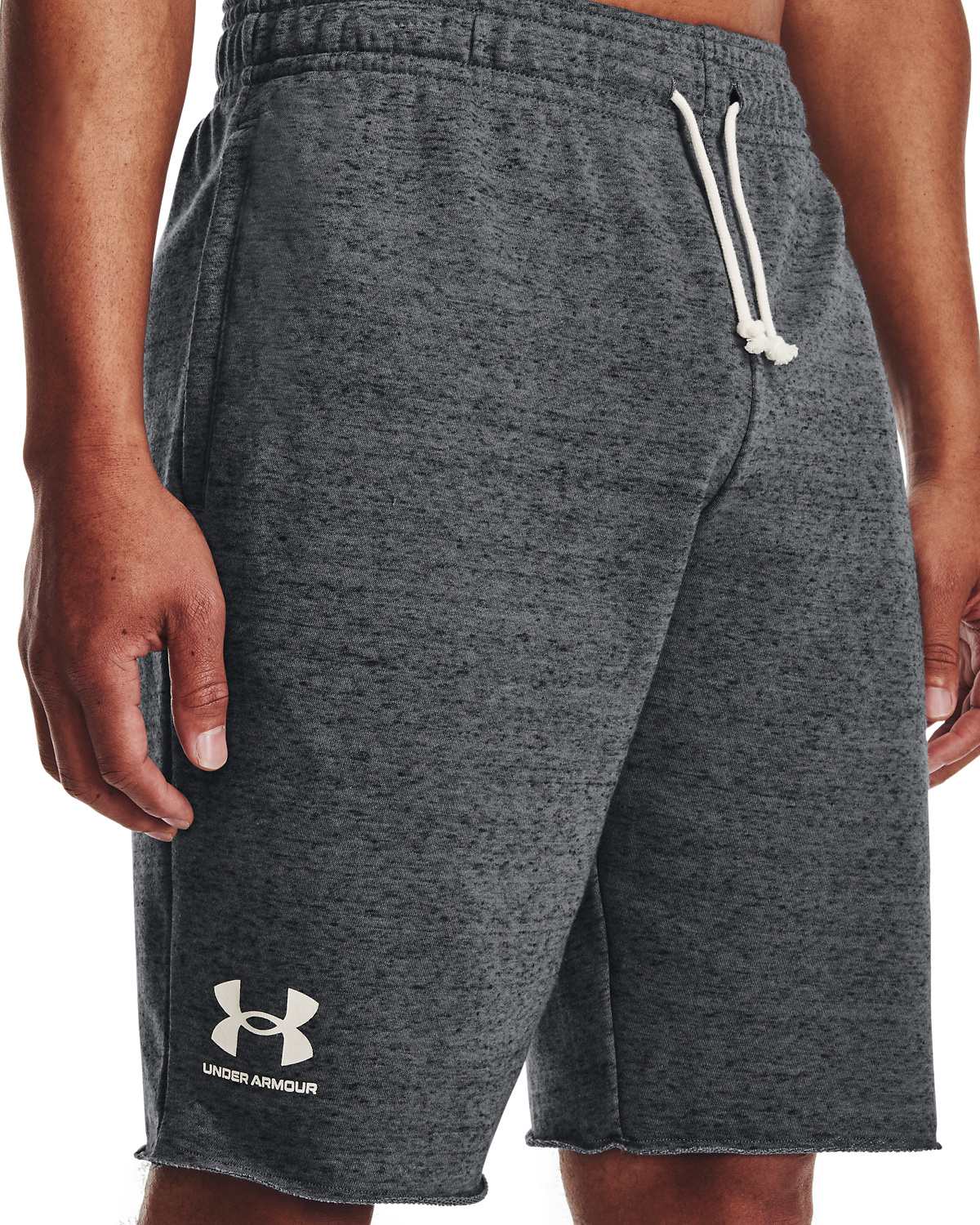 UA Rival Terry Short Pitch Gray