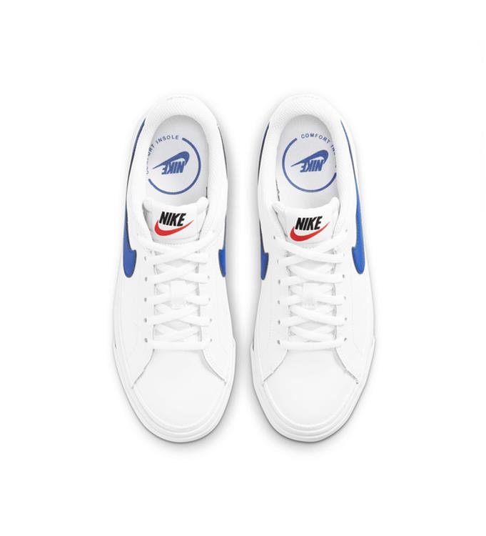 Nike Court Legacy Big Kids Shoes WHITE-GAME-ROYAL-BLACK