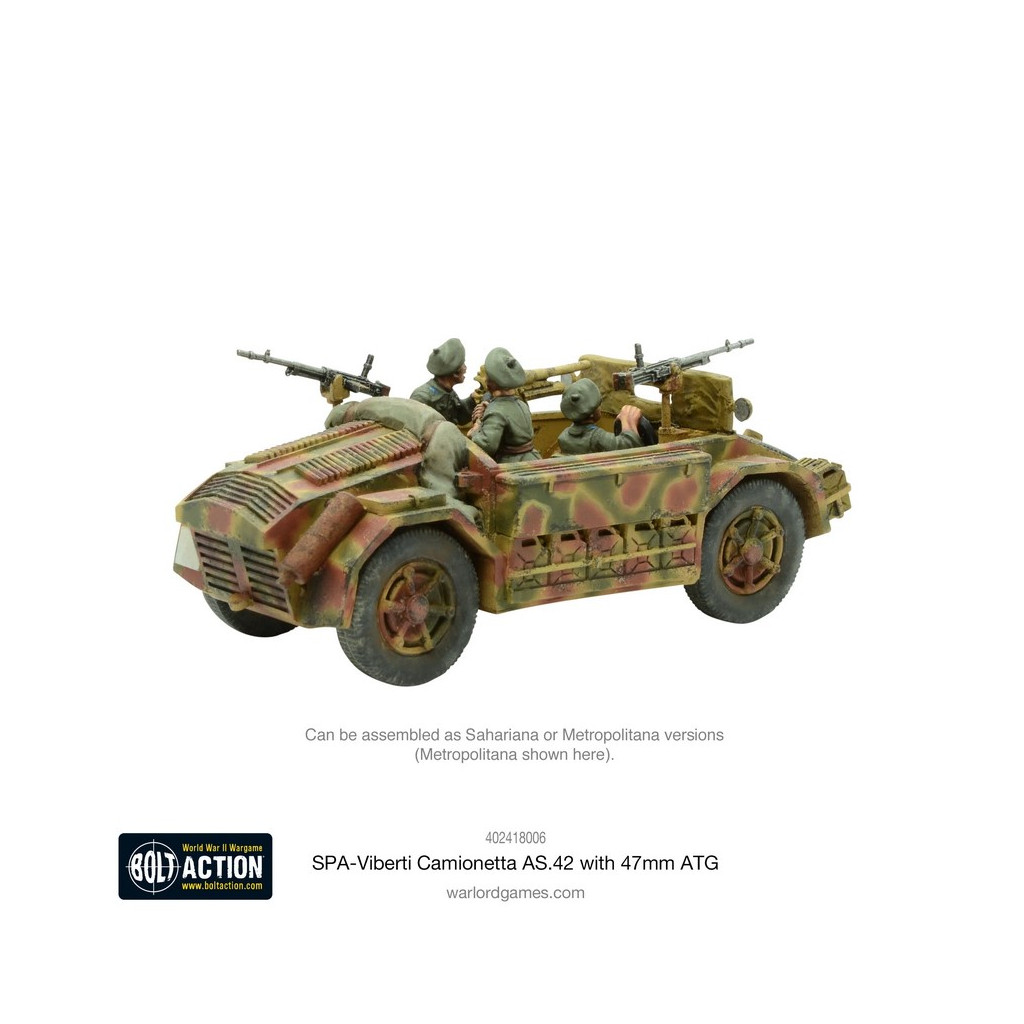 Bolt Action - SPA-Viberti Camionetta AS.42 with 47mm ATG