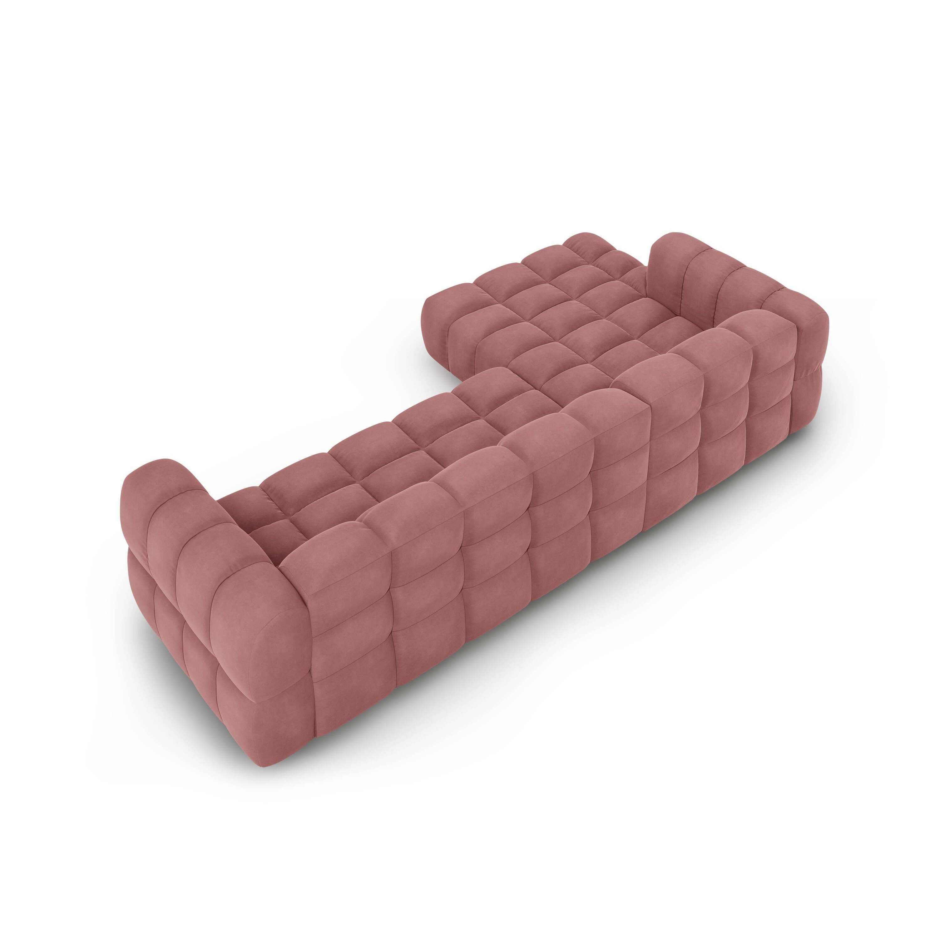 Cosmopolitan Design Sky 4-zits Hoekbank Links - Zalm