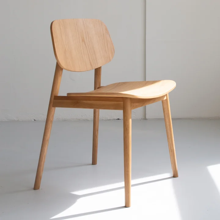 Studio Zondag - Baas Dining Chair Solid and Veneer, Nussbaum geölt