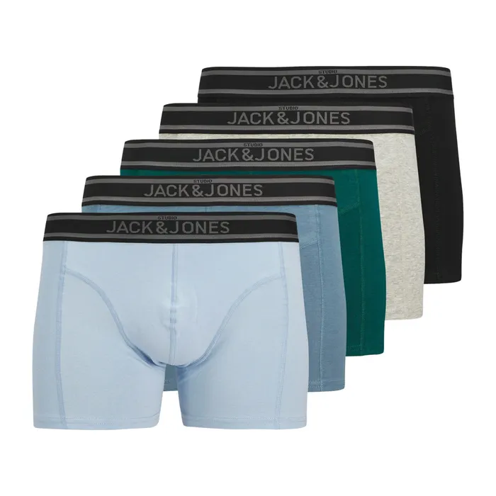 Jack & Jones Kyle Solid Trunk Boxershorts Heren (5-pack)