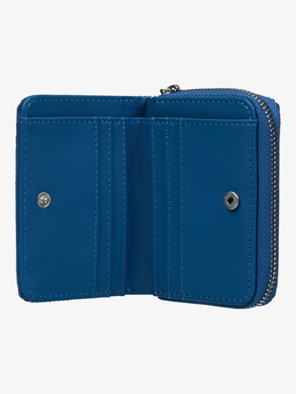 Lisette Portefeuille en velours côtelé Bleu Femme