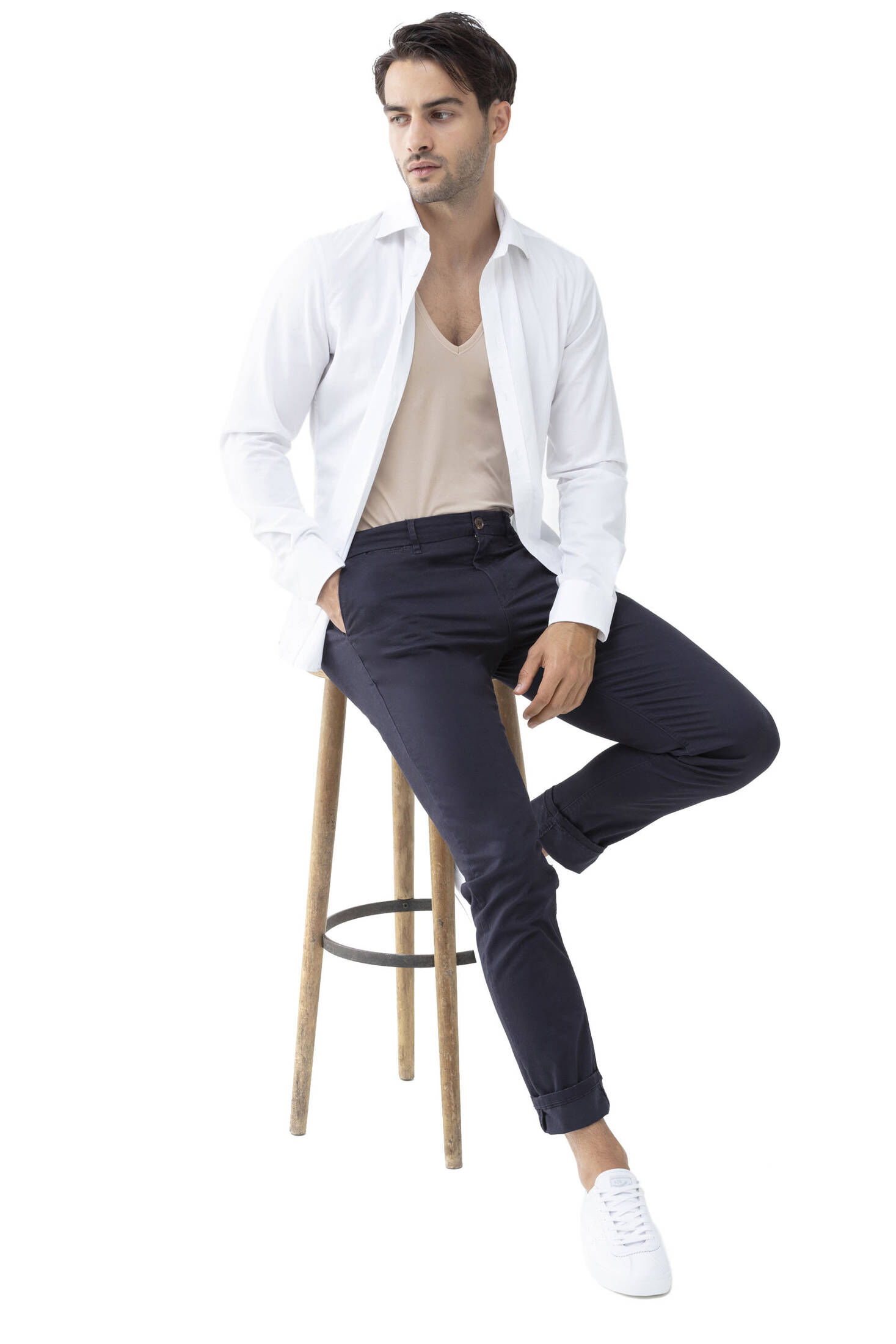 mey| Herren Das Drunterhemd V Neck