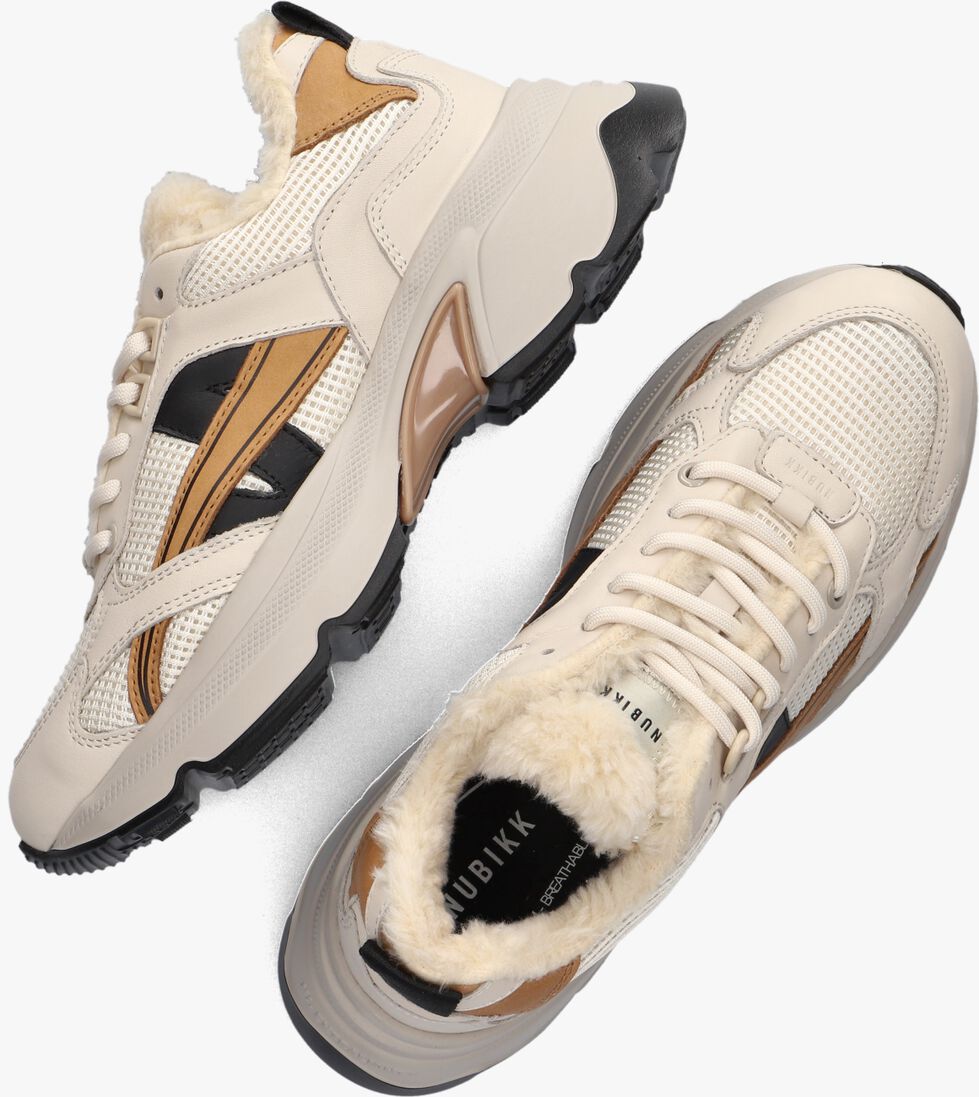 NUBIKK beige nubikk lage sneakers ross nomad fur