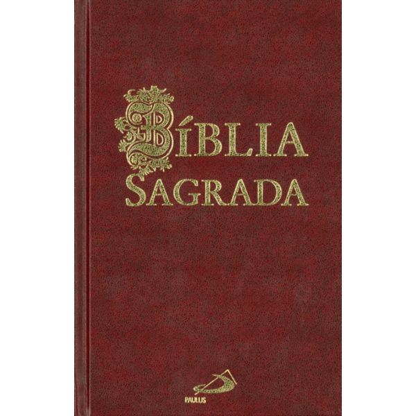 Bíblia Sagrada Capa Dura Média Vermelha