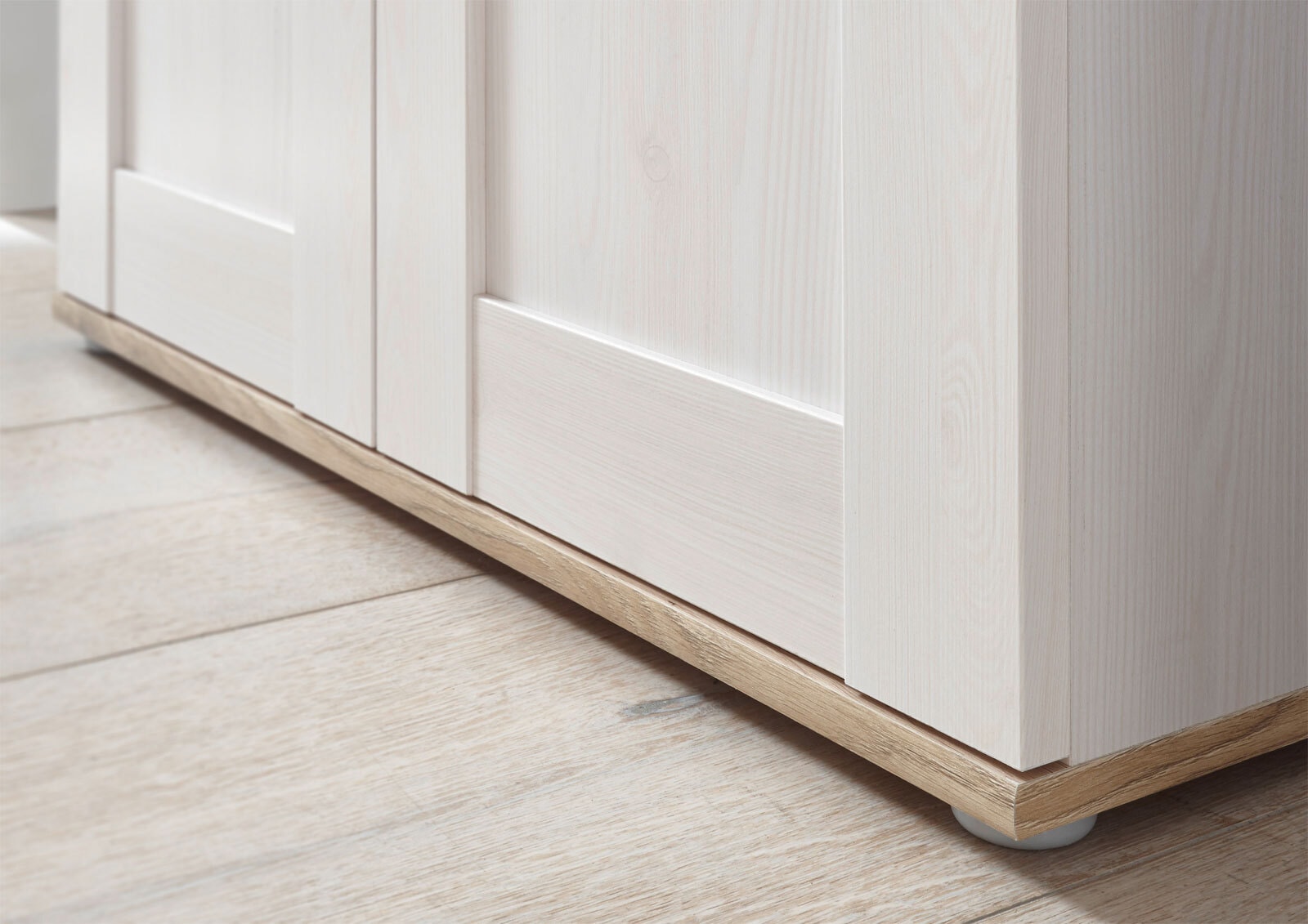 Waschbeckenunterschrank CASA 80 x 66 cm braun/ weiß