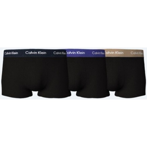 Calvin Klein Jeans - 0000U2664G6ED LOW RISE TRUNK 3PK Negro